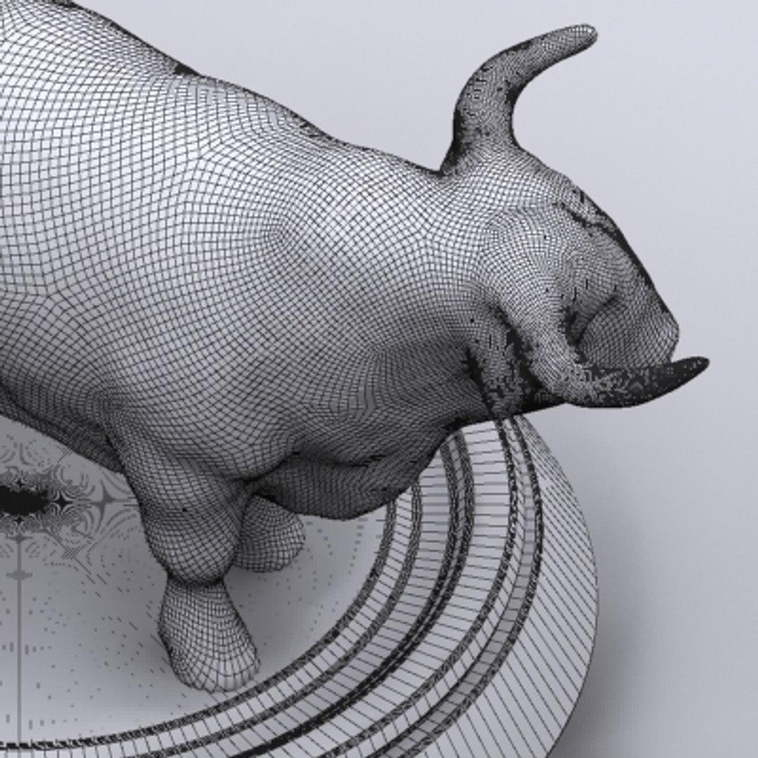 3d Model Bull