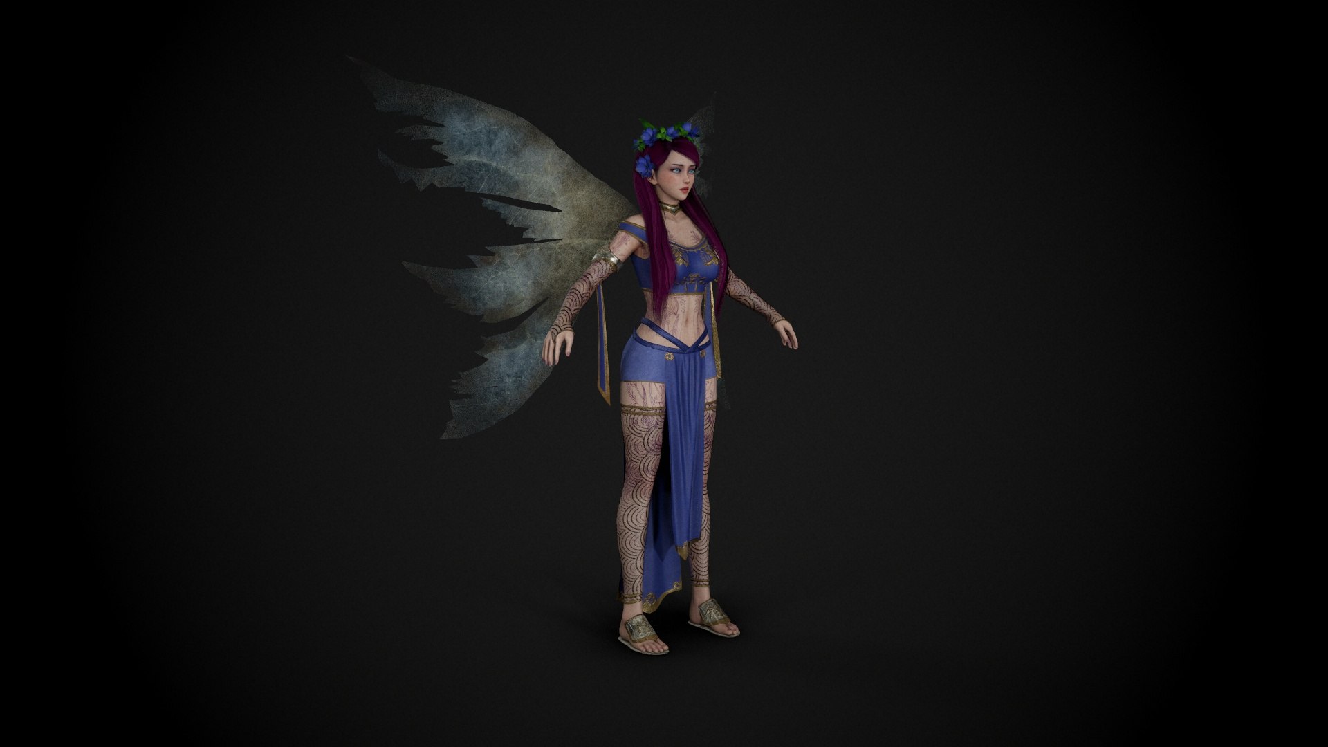 Fairy model https://p.turbosquid.com/ts-thumb/ql/oPykmh/cP/screenshot013/jpg/1654602729/1920x1080/fit_q87/8a1ef428004be9b8cfd22b91c068475ebb68d513/screenshot013.jpg