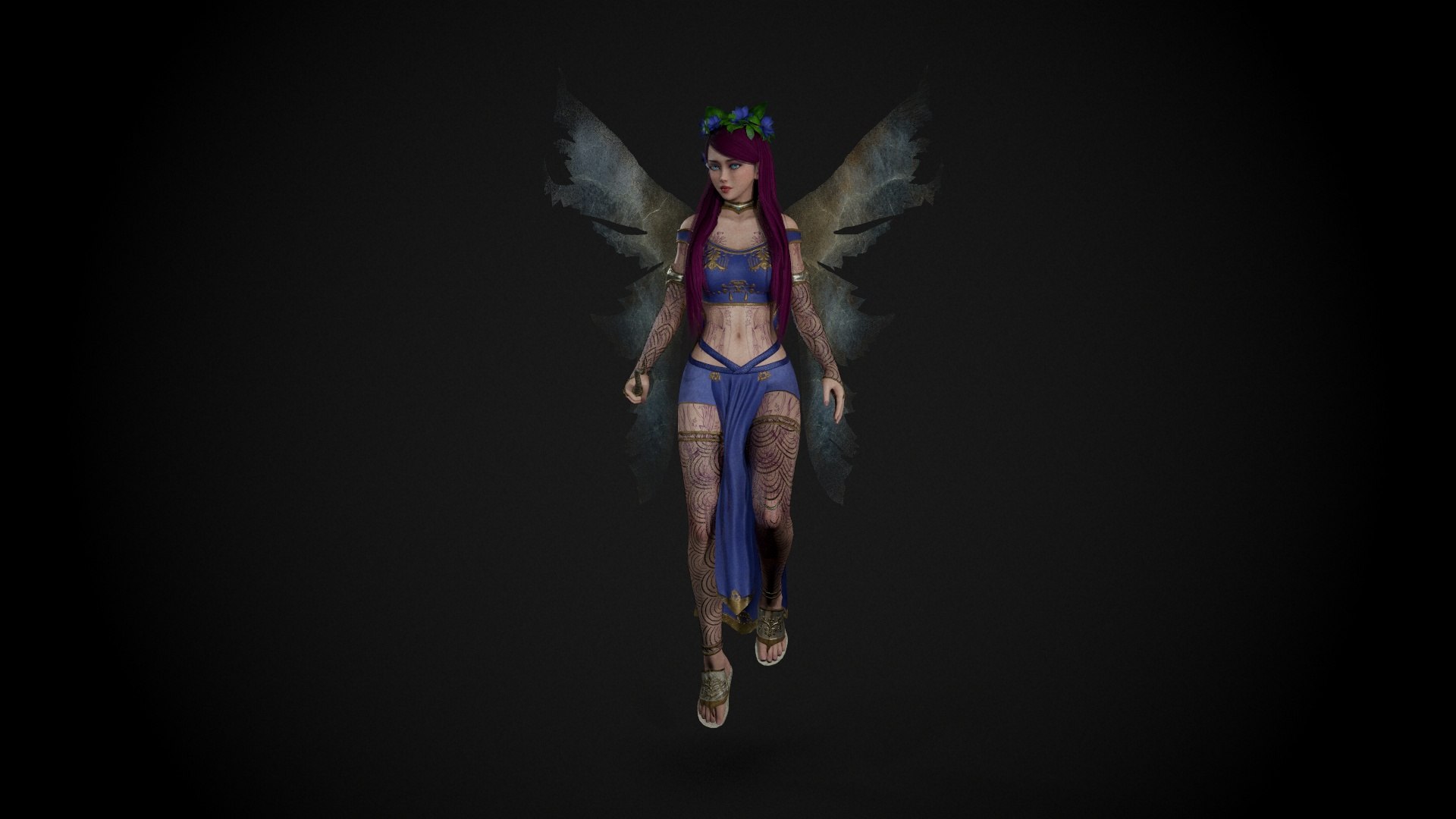 Fairy model https://p.turbosquid.com/ts-thumb/ql/oPykmh/nM/screenshot021/jpg/1654602740/1920x1080/fit_q87/23971fa7f11eceded73a1cd019448def9866a66a/screenshot021.jpg