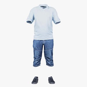 Casual Outfit 47 Remastered 3D