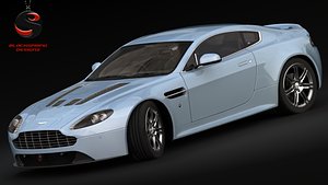 aston martin v12 vantage 3d model
