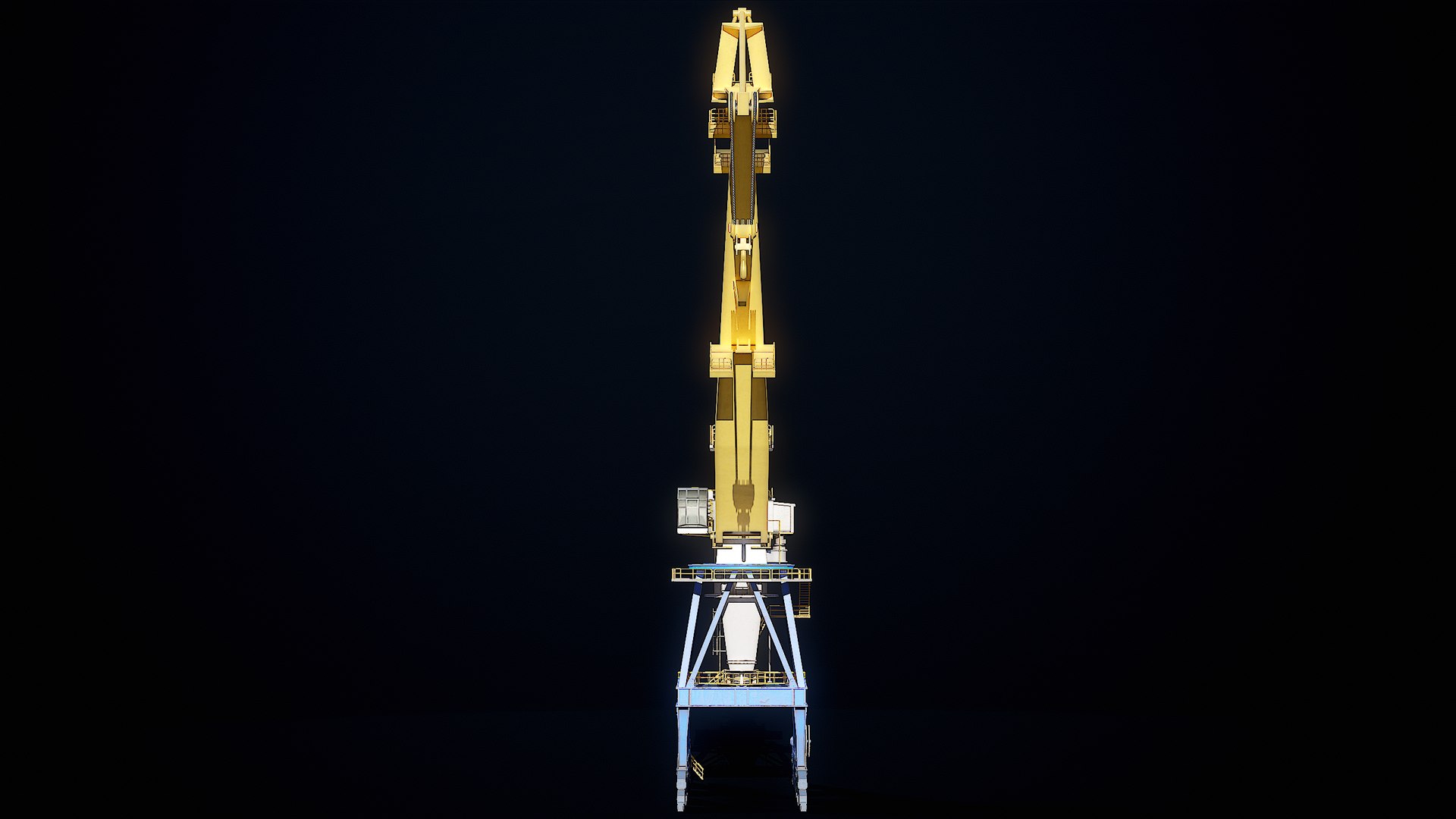 Double JIB Level Luffing Port Crane model https://p.turbosquid.com/ts-thumb/ql/s9fbNa/IE/r_viewport_011/png/1676916357/1920x1080/fit_q87/dcebc98f09f3e40ec4b9b86d383a86a98deb957c/r_viewport_011.jpg