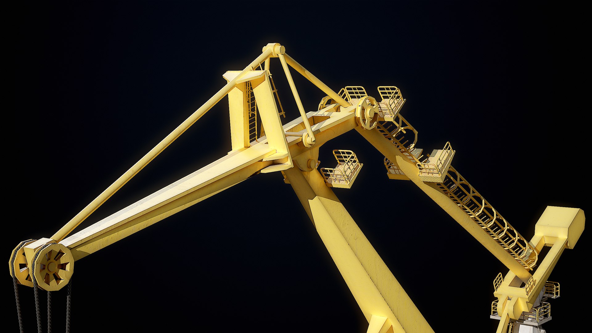 Double JIB Level Luffing Port Crane model https://p.turbosquid.com/ts-thumb/ql/s9fbNa/Nf/r_viewport_017/png/1676916403/1920x1080/fit_q87/d9aafdc93253ee94962908bb318e79af292d7422/r_viewport_017.jpg