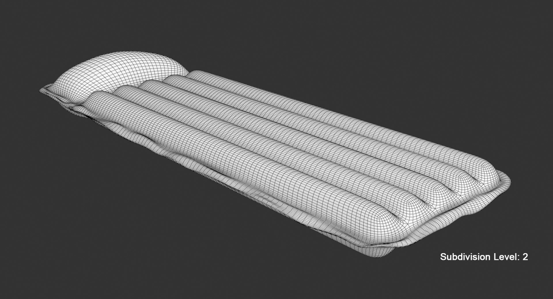 Inflatable Pool Mattress 3d Model