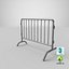 3D barrier fence model