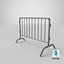 3D barrier fence model