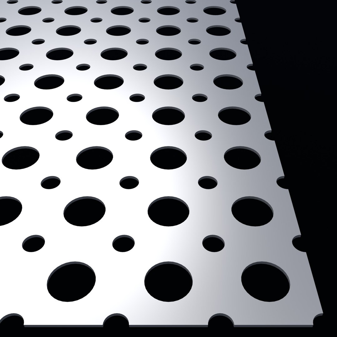 Perforated panel with 24 percent opening 25O143 3D model https://p.turbosquid.com/ts-thumb/ql/vnKCmw/Dp/2025o14305/jpg/1766474972/1920x1080/fit_q87/35fff8ef2776965e3c3b36dc9bddd68fcf55dbf9/2025o14305.jpg