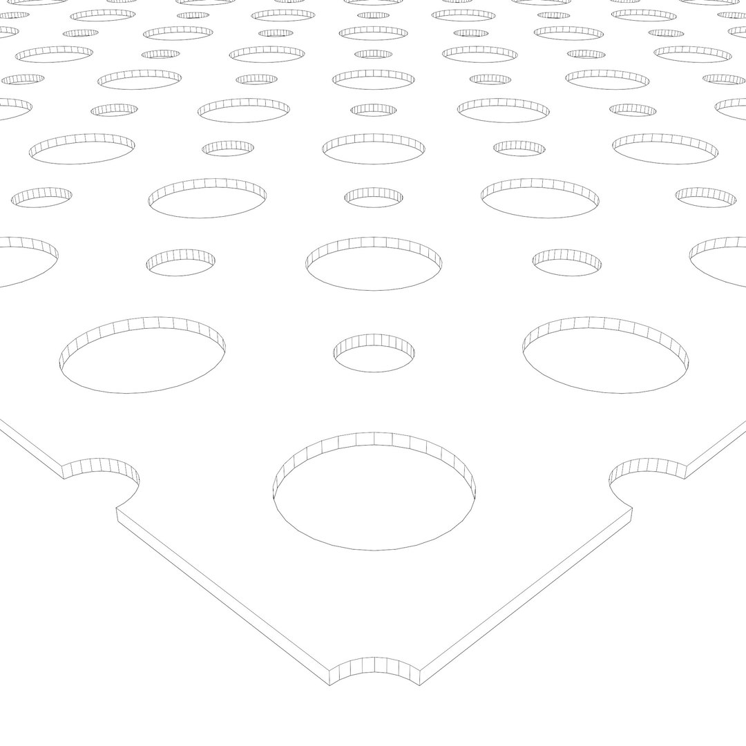 Perforated panel with 24 percent opening 25O143 3D model https://p.turbosquid.com/ts-thumb/ql/vnKCmw/Gp/2025o143wf04/jpg/1766474974/1920x1080/fit_q87/865a51bfc6dd5776d6514573ffae9512aa71a96a/2025o143wf04.jpg