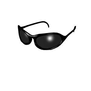 free sunglasses 3d model