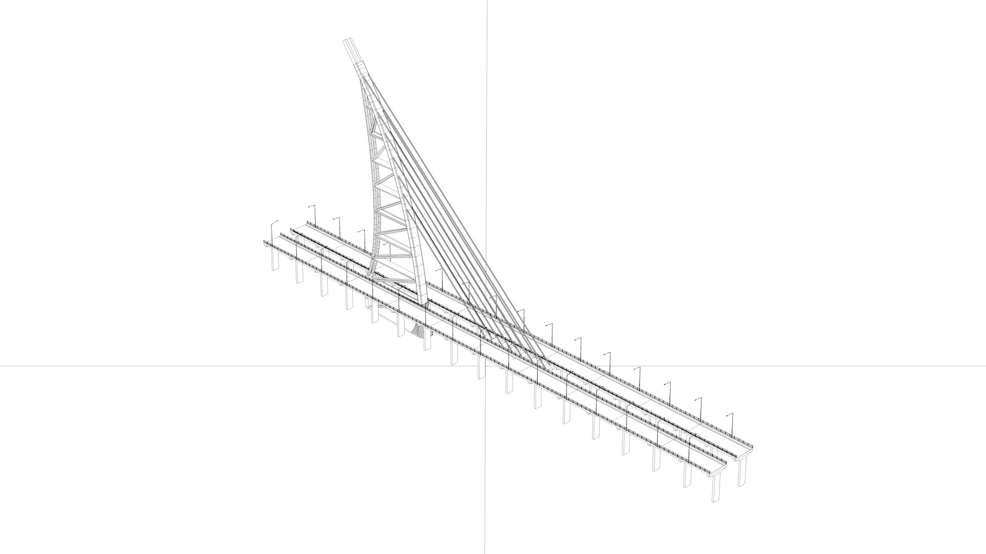 3D Sheikh Jaber Al-Ahmad Al-Sabah Causeway Model - TurboSquid 2352688