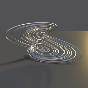 3D model rucklidge strange attractor