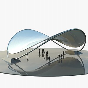 3D model Tensile Structure Canopy 11