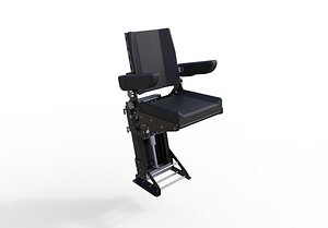 3D Heavy Shock Absorber Seat 5 model