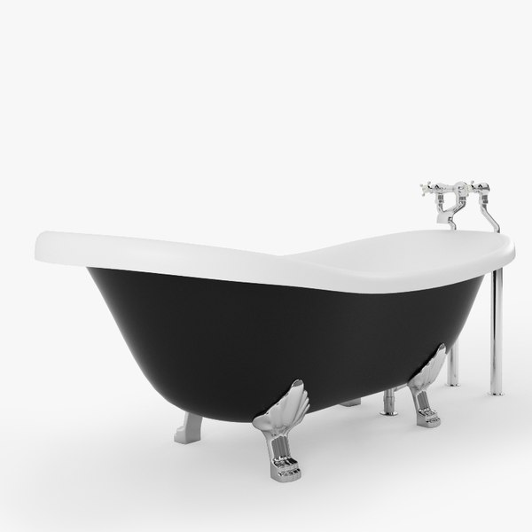 3d glamour bathtub model