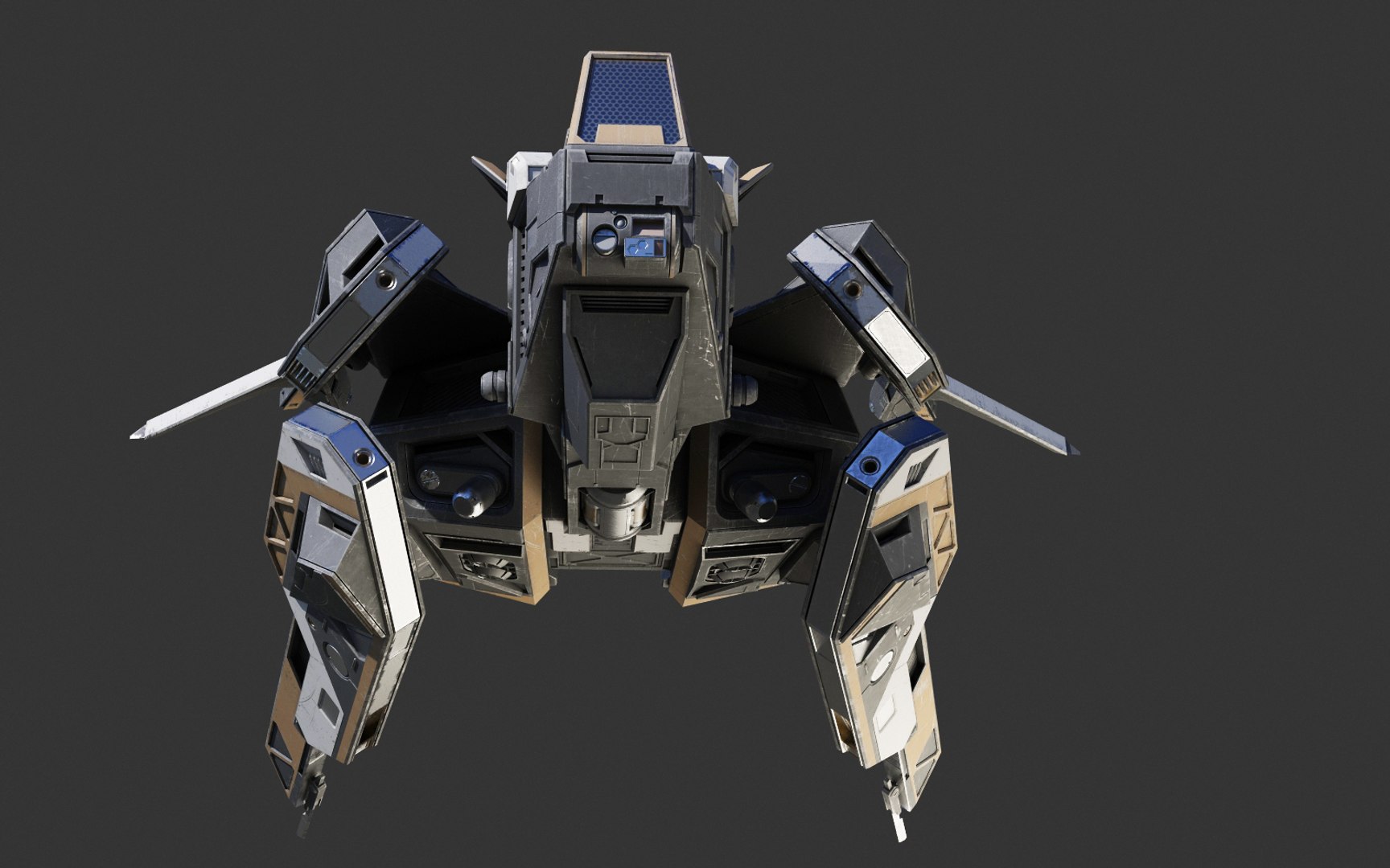 3d Model Space Fighter