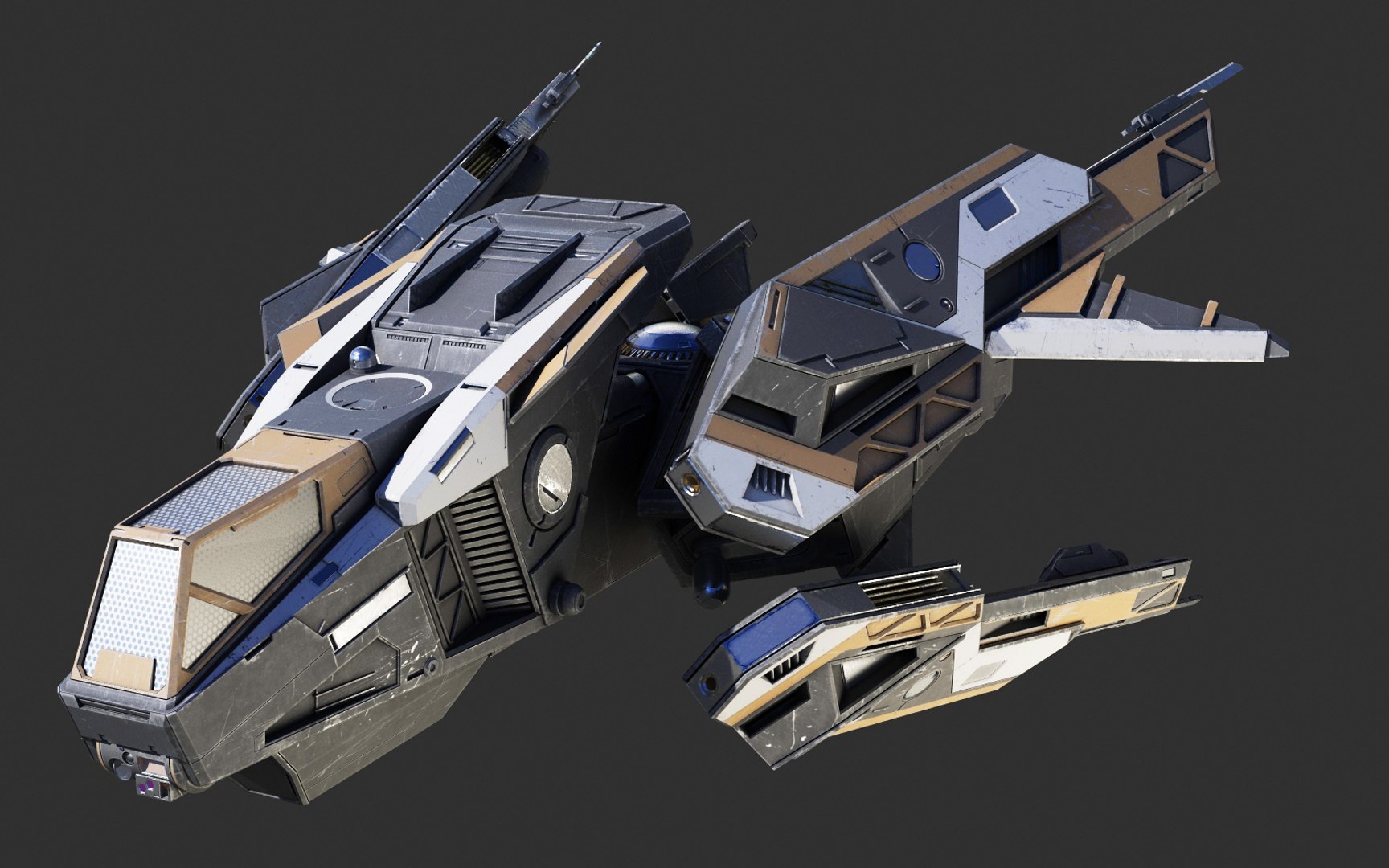 3d Model Space Fighter