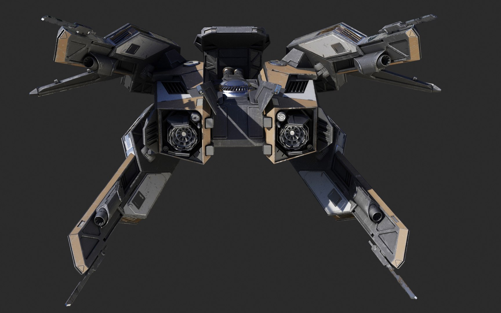 3d Model Space Fighter