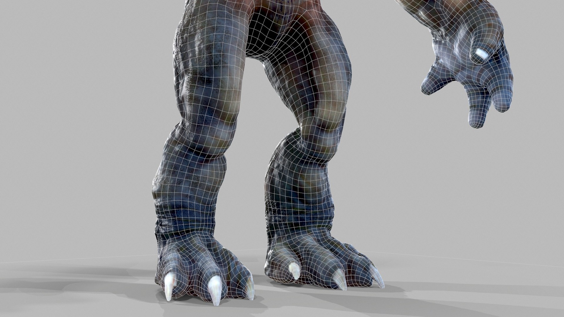Big Monster With Horns 3D Model - TurboSquid 1775895
