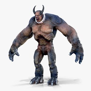 Big Monster with Horns 3D model