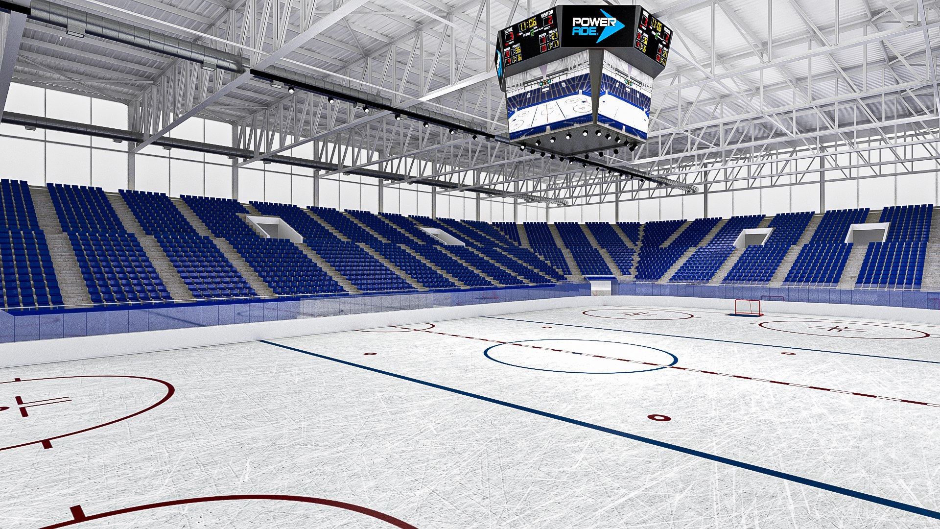 Ice Hockey Arena 01 3D Model - TurboSquid 1869172