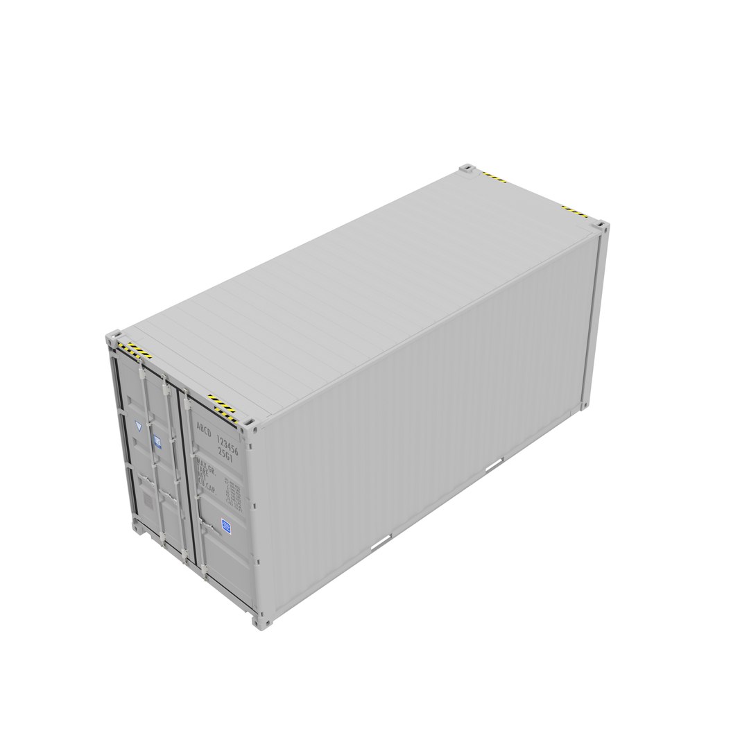 Cad Cube 20 Shipping Container 3D - TurboSquid 1415398