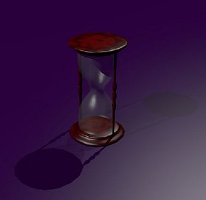 hour hourglass glass 3ds free