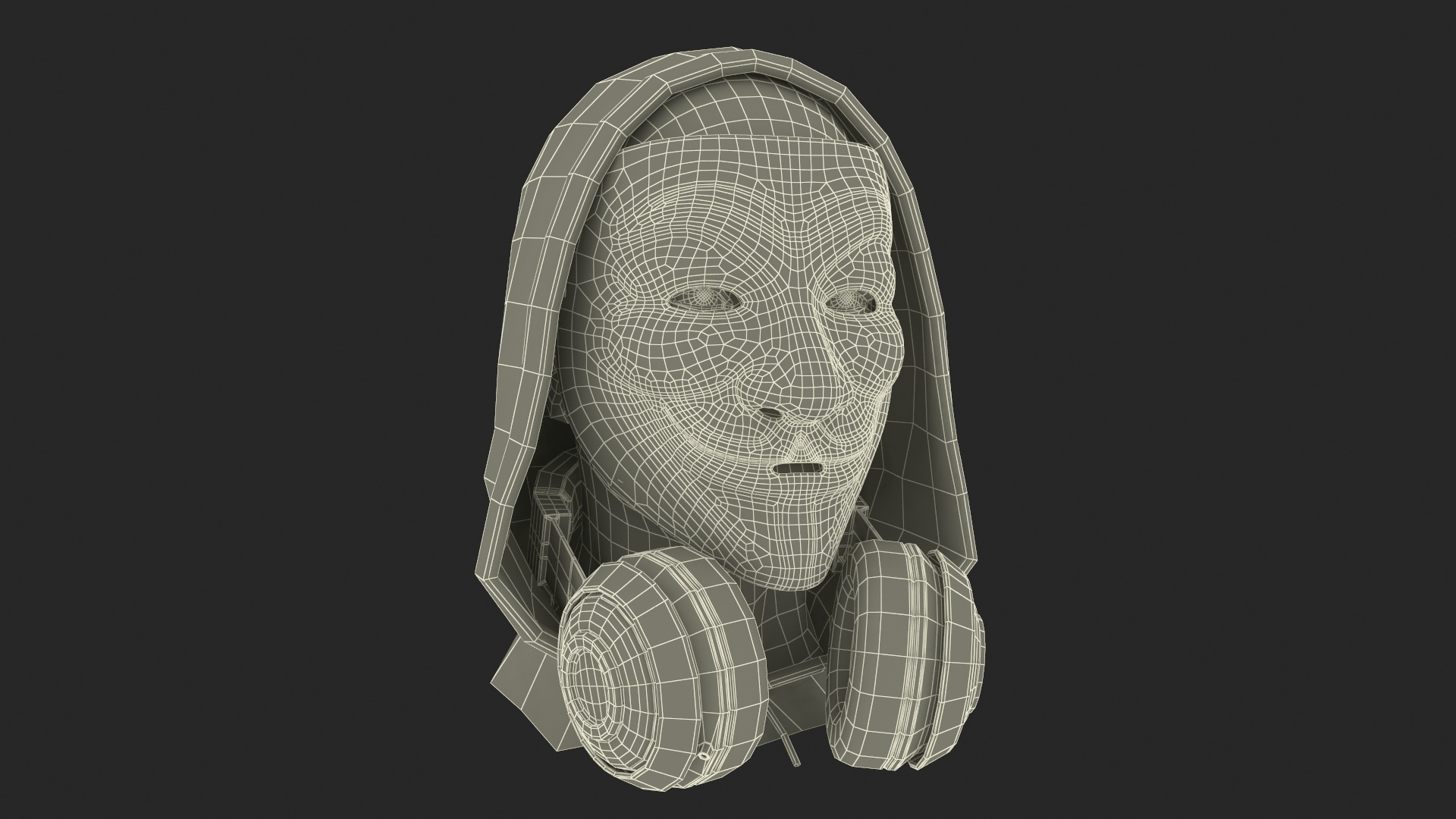 Hacker Head Wearing Anonymous Mask 3D Model - TurboSquid 2426108