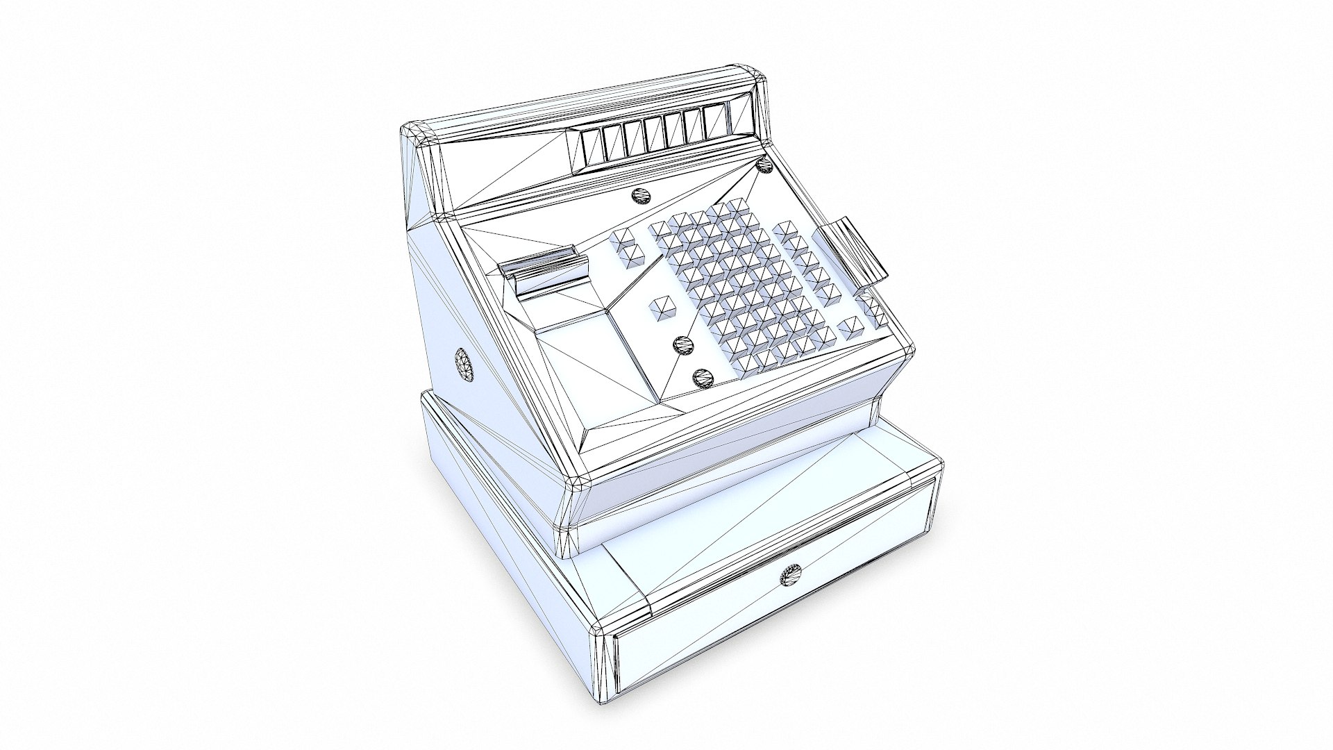 Retro Electronic Cash Register Low-poly PBR model https://p.turbosquid.com/ts-thumb/qm/I0Hz9l/8Q/screenshot023/png/1763277100/1920x1080/fit_q87/a8808a3e26830b106eda05afd46088e998623b71/screenshot023.jpg