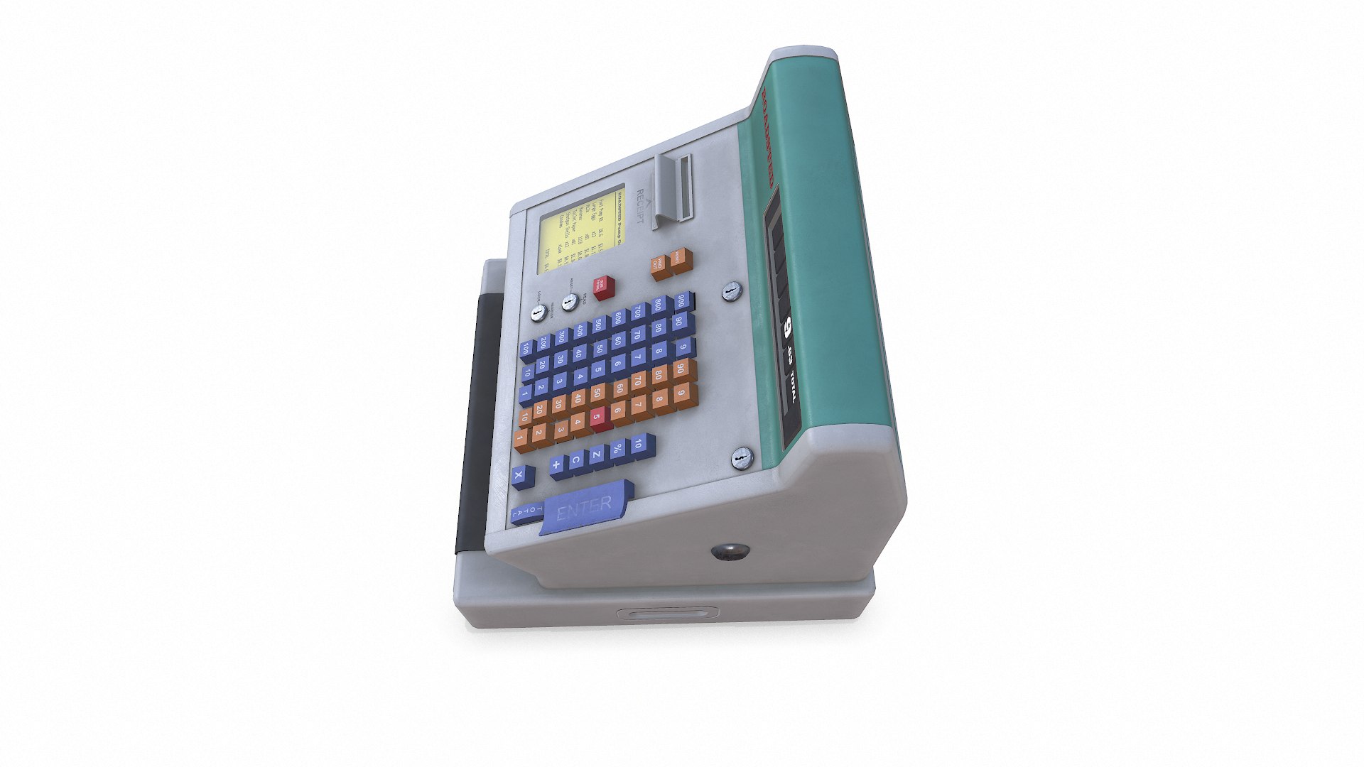 Retro Electronic Cash Register Low-poly PBR model https://p.turbosquid.com/ts-thumb/qm/I0Hz9l/94/screenshot019/png/1763277096/1920x1080/fit_q87/1fc4ef593f804cc32f6b7ef726670200f12fbf4a/screenshot019.jpg