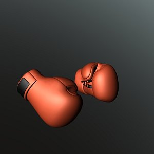 3d model boxing gloves