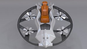 futuristic drone for civilian and military