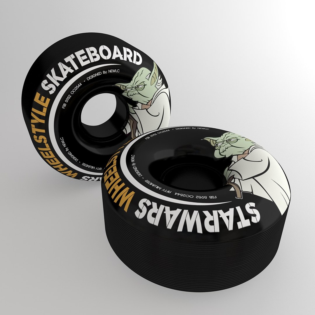 3d skateboard wheels