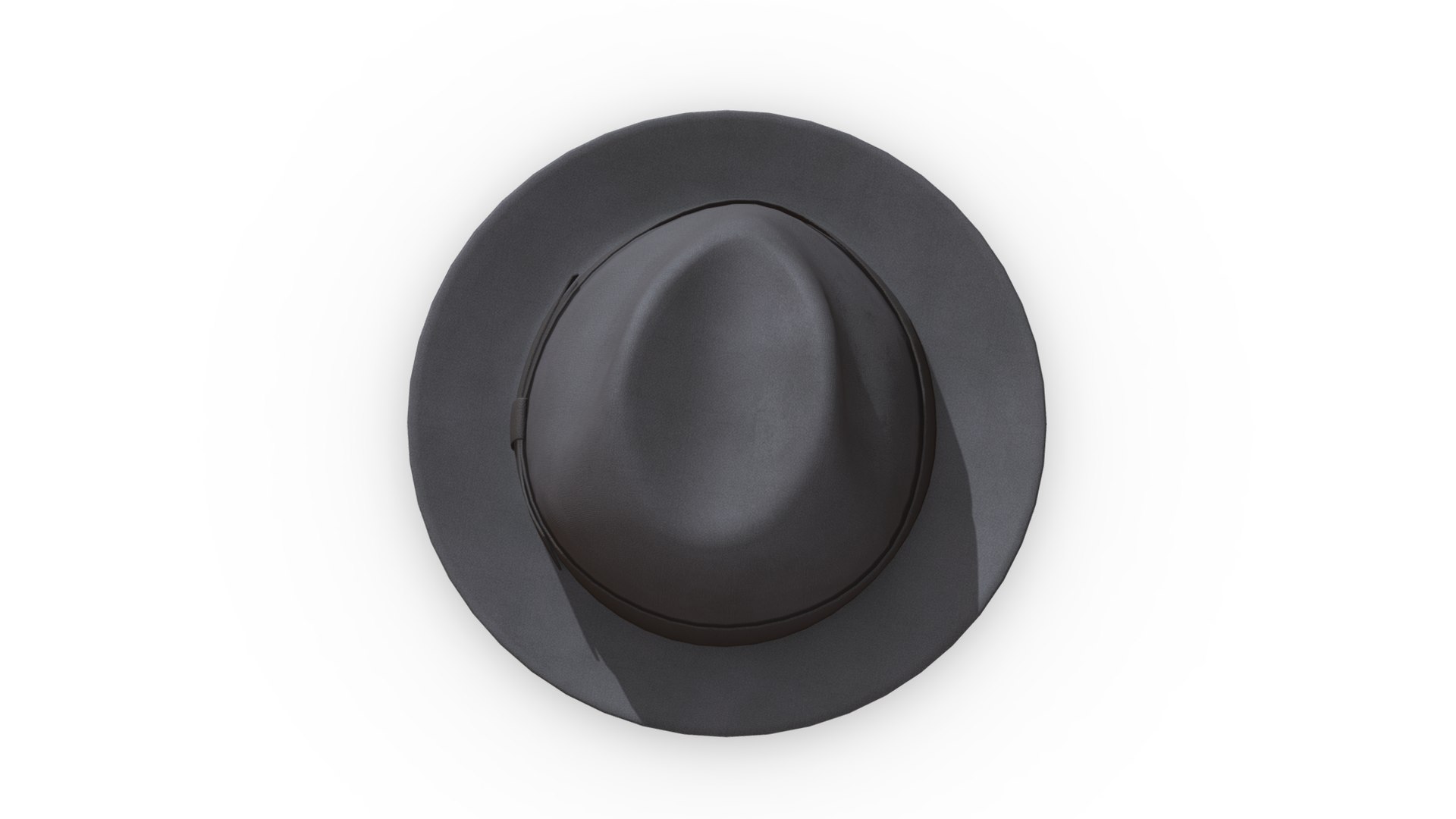 3D Fedora Hat Low Poly PBR Realistic - TurboSquid 1930520