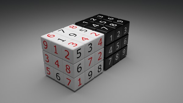 3D Sudoku Cube TurboSquid 1758495