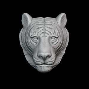 3D model Tiger decor