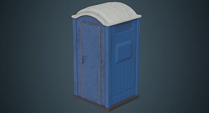 3D portable toilet 3b