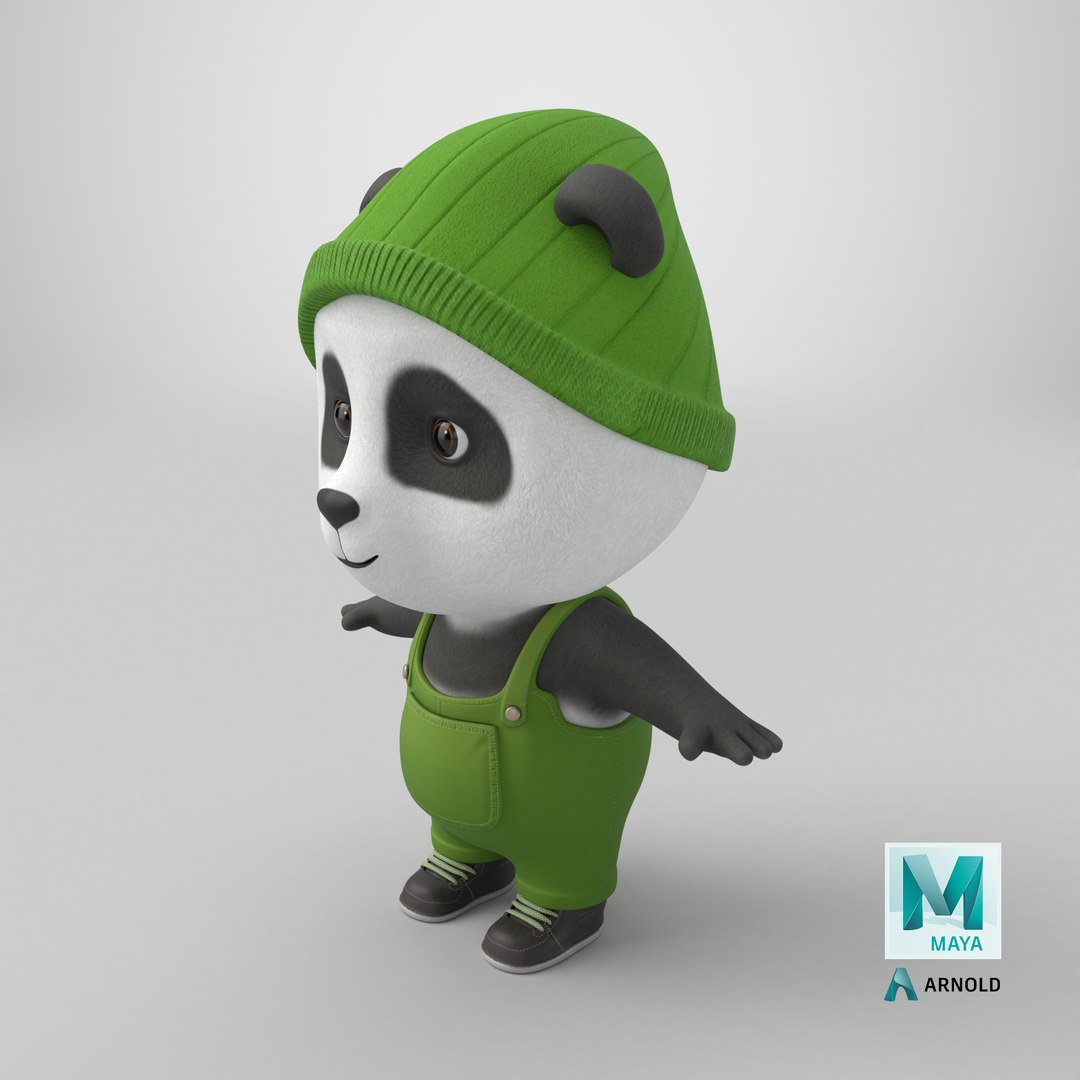 3D Cartoon Panda https://p.turbosquid.com/ts-thumb/qm/c3lOMr/u9/stemcell_maya_arnold_render/png/1715632023/1920x1080/fit_q87/5f9ff8f34fc4f05fa0c6ed14e2cbe42490153797/stemcell_maya_arnold_render.jpg