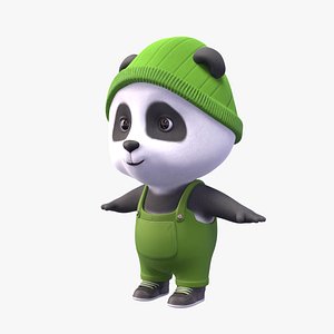 3D Cartoon Panda
