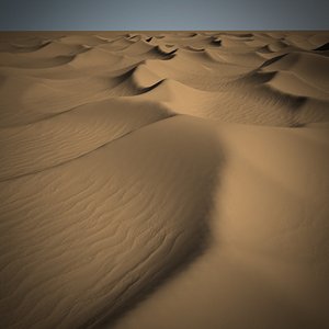 3d model sand dunes