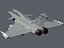 rafale french fighter aircraft 3d model
