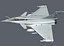 rafale french fighter aircraft 3d model