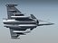 rafale french fighter aircraft 3d model