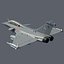 rafale french fighter aircraft 3d model