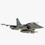 rafale french fighter aircraft 3d model
