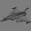 rafale french fighter aircraft 3d model