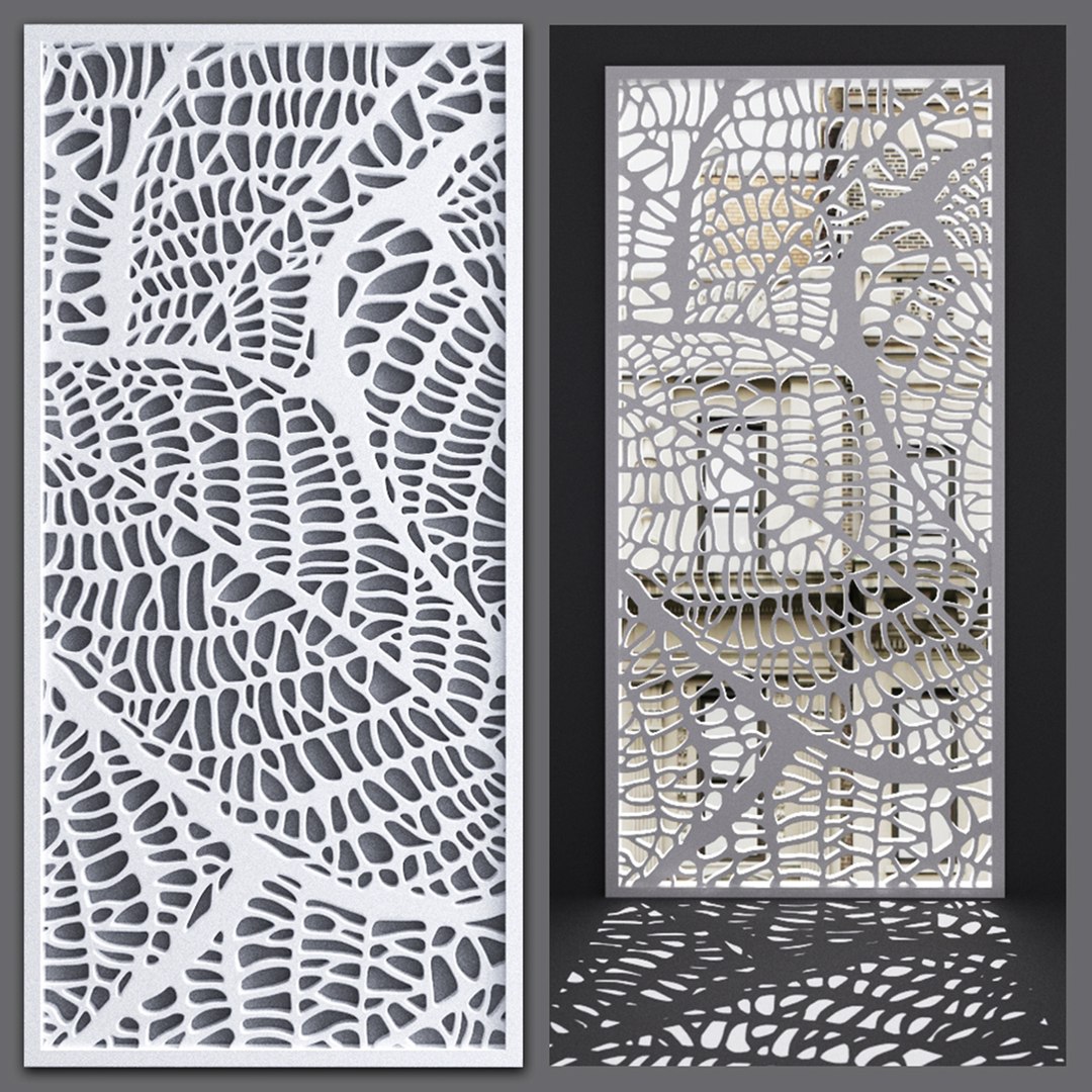 3D Decorative Partitions Pattern Model - TurboSquid 1351382