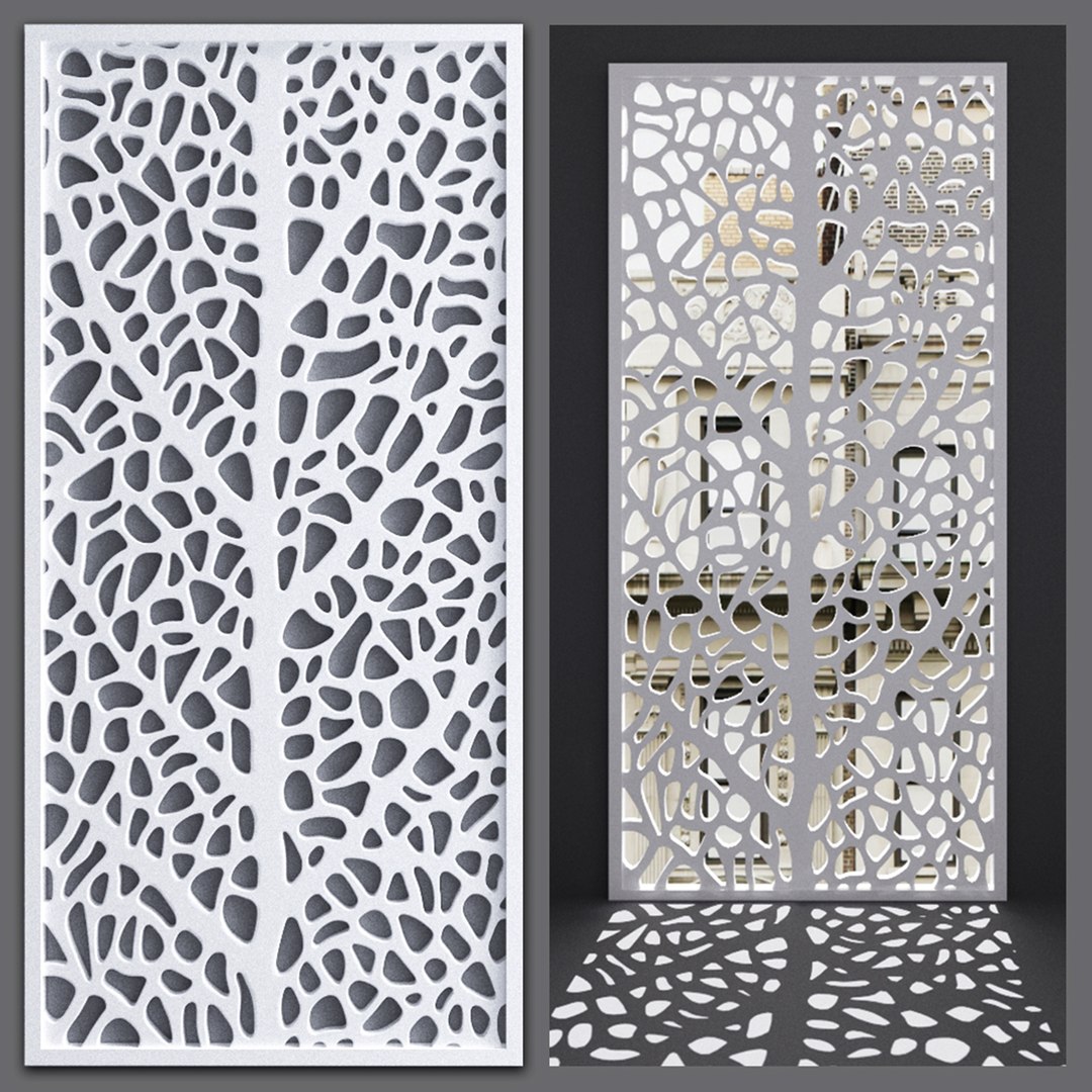 3D Decorative Partitions Pattern Model - TurboSquid 1351382