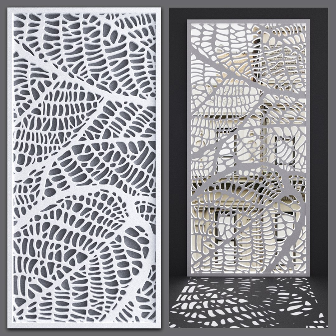 3D Decorative Partitions Pattern Model - TurboSquid 1351382