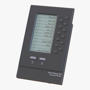 Cisco 7915 Expansion Module 3D Model