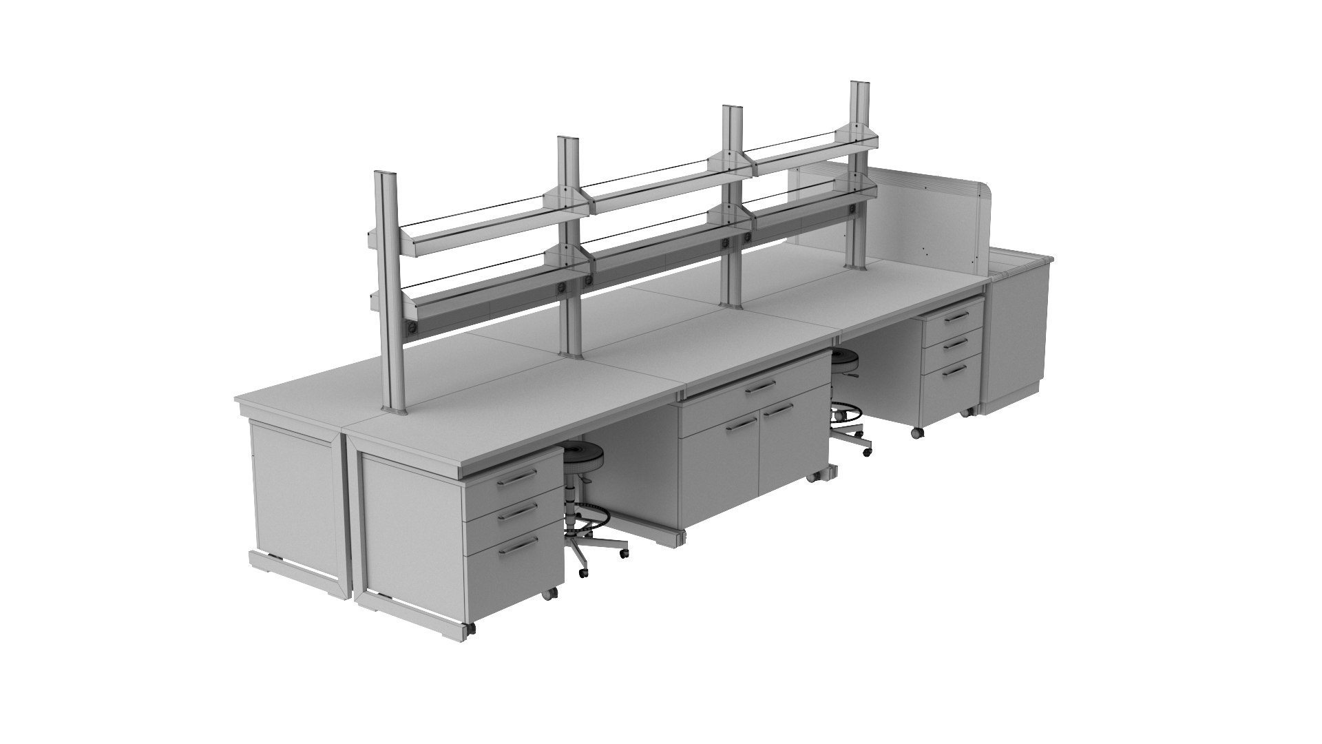 3D Laboratory Table Model - TurboSquid 1556217